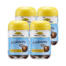 달콤한 키즈 유산균 초코볼유산균 키즈비타민 125g 네이처스웨이 아이유산균 초코맛유산균, 4개