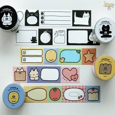 마이픽픽 두들 롤메모지 대학노트, 01 캣