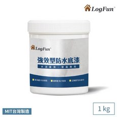 【樂客LogFun】強效型防水底漆-壁癌防水底漆、負壓防水底漆、水泥屋頂防水底漆, 1個, 1kg(超取限3罐)