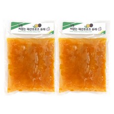 씨없는 패션후르츠 퓨레(팩)1kg, 2개, 1kg