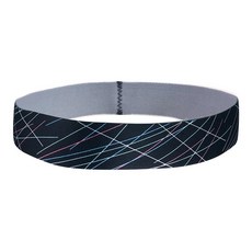 普特汽車精品運動髮帶 止汗頭帶 吸汗速乾 彈力束髮帶 運動頭巾 導汗帶 男女通用, 黑彩線, 1個