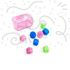 아이스큐브 얼음틀 실리콘 젤리몰드 컬러풀 디저트틀 냉동용기 보관함, 1개