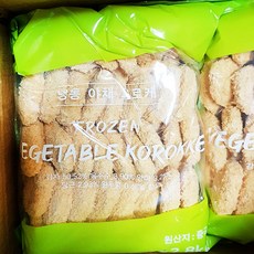 신정푸드 야채 고로케 신정 40g x70 입 2.8k x2업소용 식자재 식당용 단체 급식용 식재료 대용량, 2개, 2.8kg