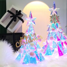 크리스마스 달콤 오로라 미니트리 중 오너먼트 풀세트, 단품