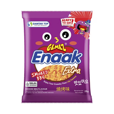 SIANTAR TOP Gemez Enaak香烤BBQ風味點心麵, 28g, 24個