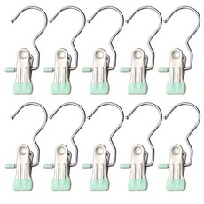 휴대용 스테인리스 스틸 옷걸이 정리함 가정용 조립 옷장 행어, 5pcs, green