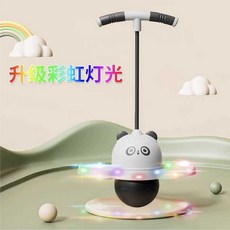 밸런스 점프볼 팬더 판다 공 야외 운동 게임 피트니스 바운싱볼 바운싱, 판다 점프볼 LED, 1개