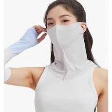 아이스 쿨링 여름 마스크, 1개, 그레이