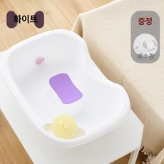 임산부 노인용 평면 샴푸기 침대형 헤어워시 가정용, 화이트, 1개, 1cc