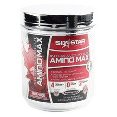 SIX STAR NUTRITION 胺基酸沖泡粉MAX 水果賓治口味, 244g, 1罐