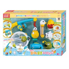 조이앤그로우 아기목욕장난감 3in1 뜰채 물총 자석 낚시놀이 chw+01131we