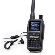 BAOFENG 雙頻無線電對講機 5W 大功率 NCC 認證, 1套, UV-68R晨霧灰送耳機麥克風