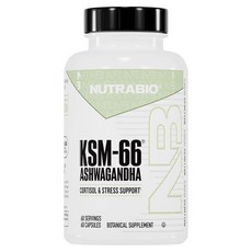 Nutrabio KSM-66 南非醉茄膠囊, 1個, 60錠