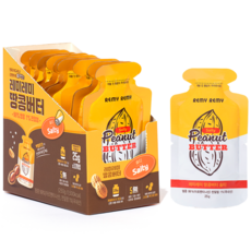 레미레미 짜먹는 땅콩버터 99% 솔티, 1박스, 250g