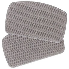 코모라이프 발뒤꿈치 찢어짐 보수 시트(2매입) 그레이 발뒤꿈치 보수 시트 실 안쪽 보수 입체 쿠션 메쉬 경량 붙이기만 하면 간단 컷트OK 남녀공용 사이즈 미세 조정 운동화 가죽구두