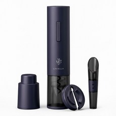 리비엘라 모먼트 충전식 전동 와인오프너 선물세트, 1세트, 미드나잇 퍼플