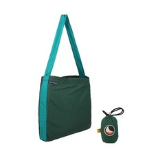 [티켓투더문] 에코백 미디엄 15L 다크그린 에메랄드그린