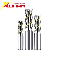 밀링 커터 합금 코팅 텅스텐 강철 도구 알루미늄 Cnc Maching 3 블레이드 엔드밀 탑 목재, 02 5pcs, 10 4X4DX50L-3T