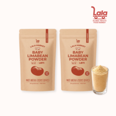 라라마켓 페루산 볶은 베이비 리마빈 파우더, 300g, 2개