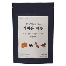 모던구루 가벼운 하루 호박 팥 돼지감자 우엉 블렌딩차, 1세트, 20개입, 1.5g