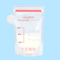母乳袋 母乳保鮮 母乳冷凍袋 母乳儲藏袋 便携雙骨拉鍊儲奶袋 大容量 站立式消毒無味 安全材質 壺嘴型, 1個, 壺嘴款100ml【30個】, 30個