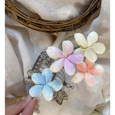 迷你索拉小茉莉小睡蓮太陽玫瑰索拉花通草小茉莉花禮素材，DIY花藝設計精選，打造獨特風格, 14-鳶尾花-微光澤,長約10cm以接好花藝鐵絲, 1個