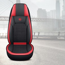 화물차 시트커버 여름 통풍 범용 트럭 버스 대형 화물자동차 운전석, 1개, Style3 레드+세차타올1개 증정