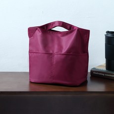올유니드 도시락가방 직장인 보냉 런치백 학생 수능 보온 이유식가방 쿨러백, 퍼플, 1개