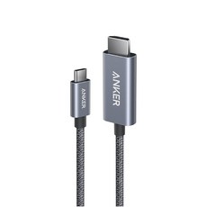 Anker USB-C 轉 HDMI 2.0 4K 60Hz 影音傳輸線 1.8m 支援 Thunderbolt 3/4/5, 1個, A87E0