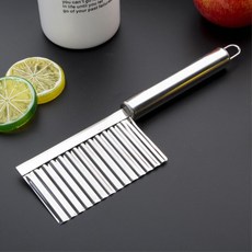 식재료 물결모양 만드는 스테인레스 묵칼 깍뚝썰기 스마트칼 채썰기 필러 야채다지기 슬라이스