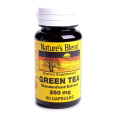 Nature's Blend 綠茶膠囊 250mg, 60顆, 1罐