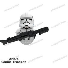 스타워즈 클론 트루퍼 연대 임페리얼 스톰트루퍼 심리관 미니 로봇 피규어 벽돌 조립 인형 선물, 17. XP274, 1개