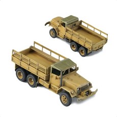 장식소품 장식 미군 M35 2.5톤 카고트럭 1/72 다이캐스트모형 수집취미 다이캐스트