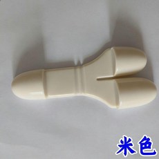 硅膠防燙拇指套 隔熱手套 廚房防滑端碗神器, 防燙設計靈活抓取下單速發,端碗神器:1只米色三指設計+凸起防滑, 1個