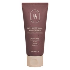 헤브블루 팥 포어 펩타민 워시 오프 팩, 1개, 1개입