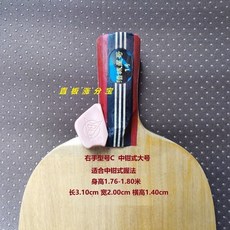 直闆漲分寶 乒乓套裝 漲分神器 讓直拍不再磨手 推檔橫打更順暢 LVJG, 右手單購C-中鉗式大號（無膠槍）, 1個