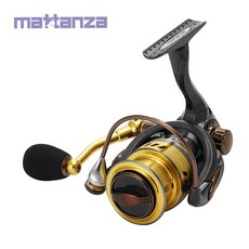마탄자 / 멜로 스피닝 릴 / 다양한 스팩 / EVA 베어링 노브 / 알루미늄 스플 / 에어 베일 / 뛰어난 밸런스 / 강력한 드랙 파워 / 찌낚시 원투 루어 / 본사 AS, 4000번