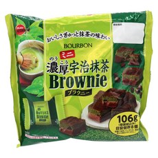 부르본 미니 리치 우지 말차 브라우니 8개입, 106g, 1개