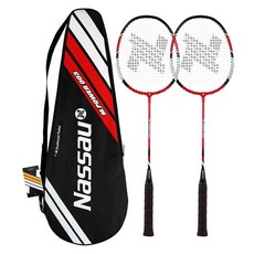 낫소 배드민턴 라켓 2p + 풀커버, 1개