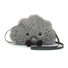 Jellycat Amuseables Storm Cloud Bag 趣味烏雲斜背小包, 圖片, 1個