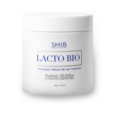 SMIB LACTO BIO 一分鐘絲綢髮膜 深層修護 柔順亮澤 告別毛躁, 1個, 400ml