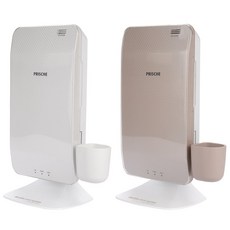 [프리쉐] 칫솔살균기 더블케어 아트 PA-TS3000 / UV LED살균 + 히터건조 + 탈취정화 / 스탠드 벽걸이 겸용, 화이트