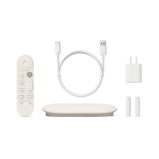 Google TV Streamer 4K 串流媒體播放器 (支援 Google TV) 聲控遙控器 內建32GB, 1個, TV Streamer (4K), TV Streamer (4K)