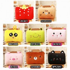 캐릭터 낮잠 베개 책상 팔베개 팔쿠션, 핑크피그