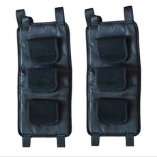 차량용 낚싯대 거치대 벨크로 수납 고정 낚시 도구, 블랙