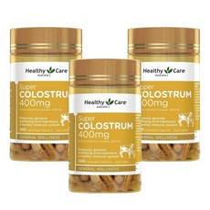 헬시케어 초유 츄어블 400mg 200정, 3개