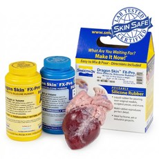 Smooth-On 부드러운 특수분장용 스킨 부가형 실리콘 Dragon Skin FX-Pro(0.9kg) - 경도 2A 경화시간 40분