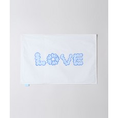 SPAO l999HUMANITY플러피그래픽베개커버L A 블루SPAWG11U08 SPAWG11U08, [BW]LIGHT AQUA BLUE, FREE[999]