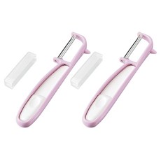 SHIMOMURA 下村 Fru-Veggie Shimomura Shimomura 桃子番茄削皮器, 2個