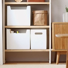 서류정리함 보관함 파일꽂이 책장 수납바구니 kmi+433gg, 화이트